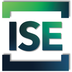 ISE Favicon ISE green to blue logo in square brackets